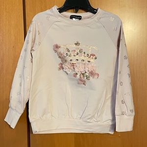 KATE MACK Girls' Royal Kingdom Printed Top  Size 6